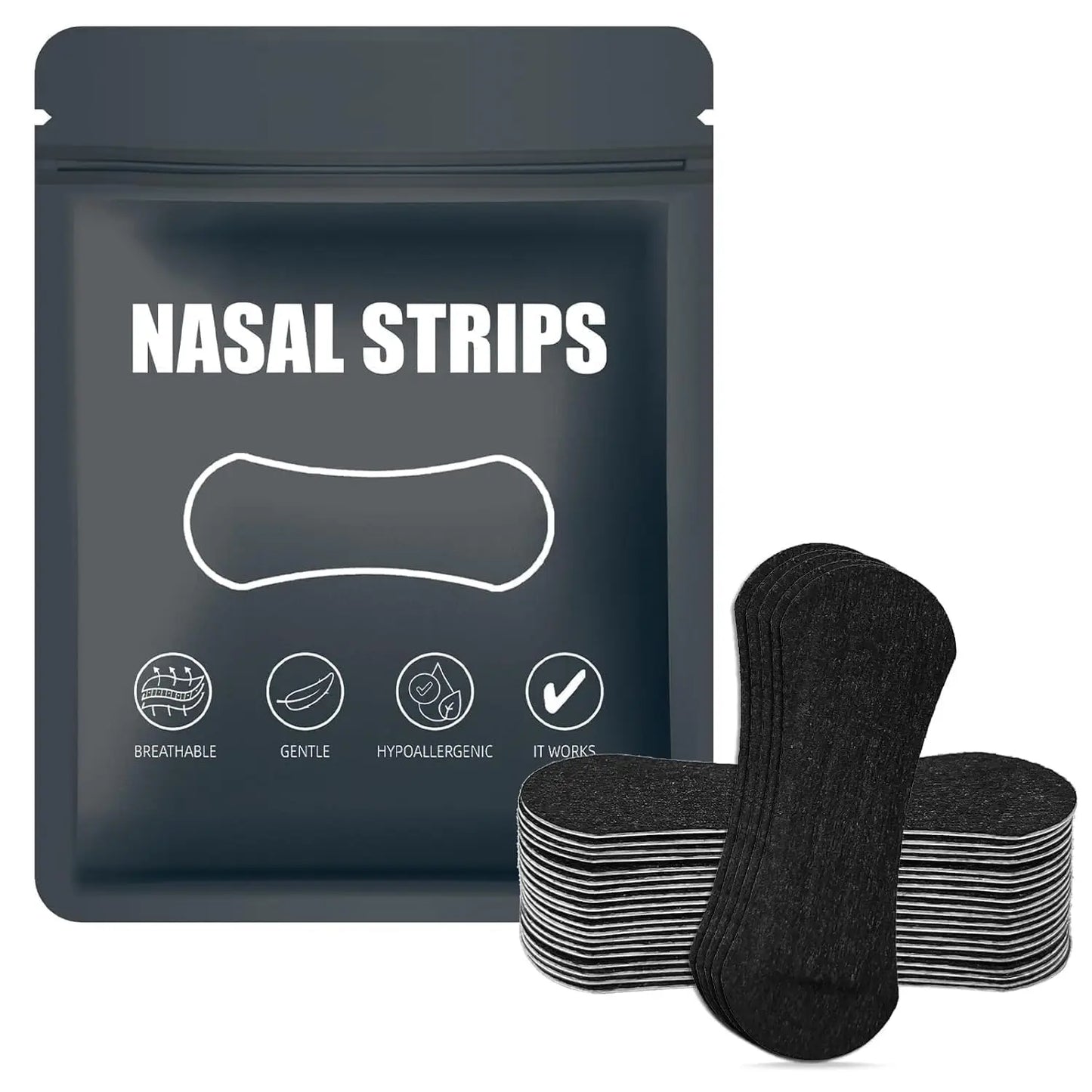 Anti Snoring Nose Strips for Breathing Correction Physical Expansion Breathable Nasal Patch Better Sleep Anti-Snoring Nasal Stri Beauty Trend Shop