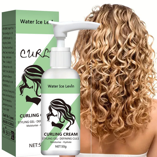 Curly hair Styling cream, moisturizing and smoothing formula, enhances the elasticity and shine of curly hair, easy to set Beauty World Shop