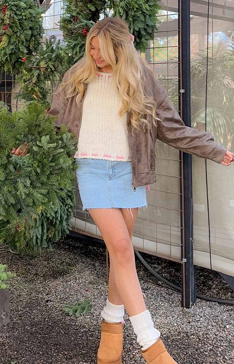 Siletto Denim Low Rise Mini Skirt BB Exclusive