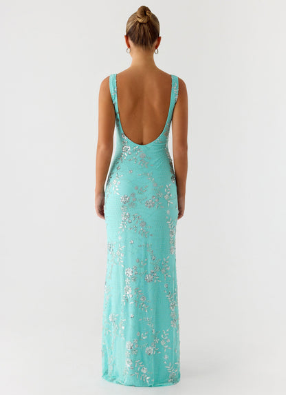 Silvana Maxi Dress - Aqua Peppermayo Exclusive