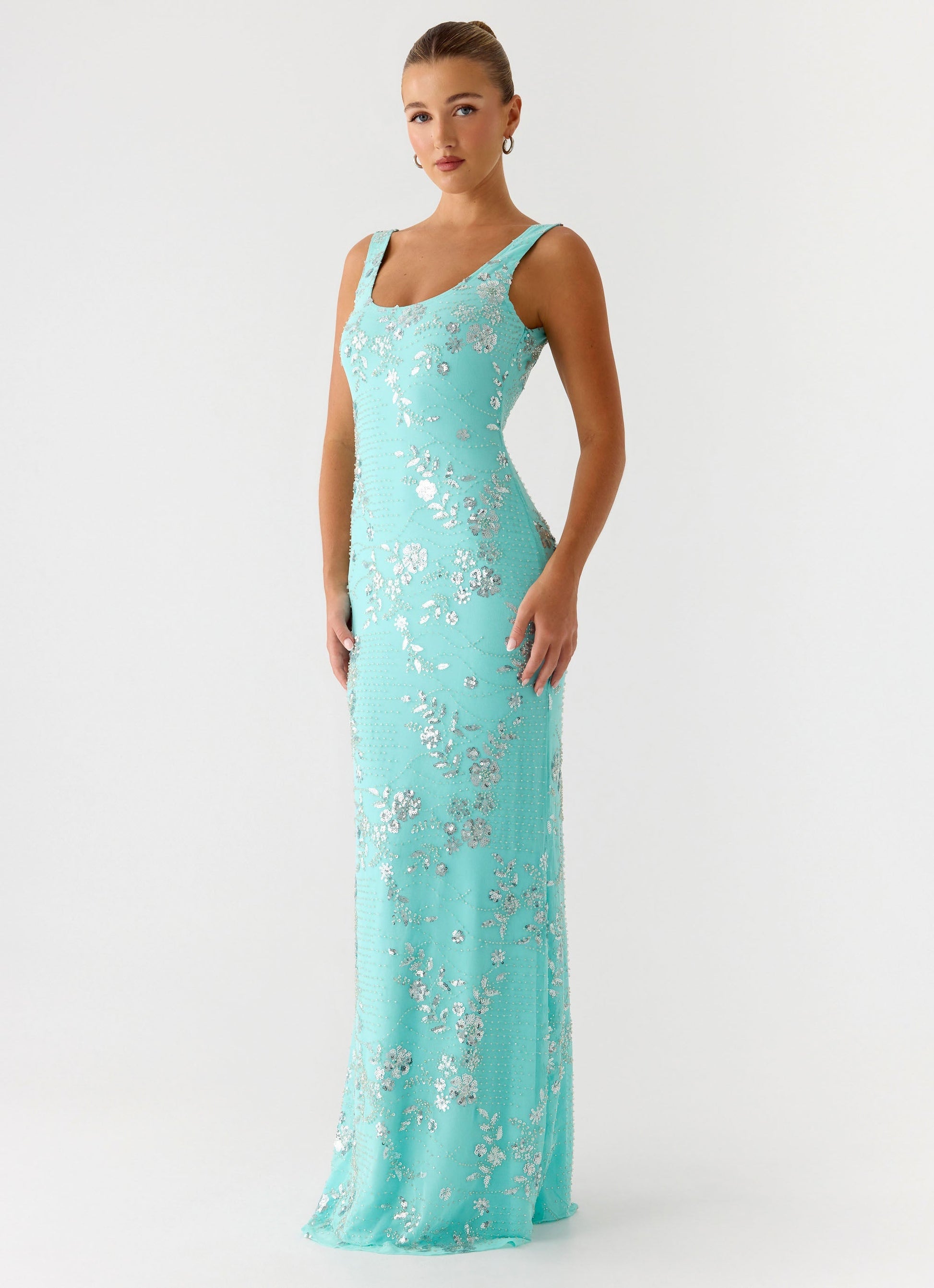Silvana Maxi Dress - Aqua Peppermayo Exclusive