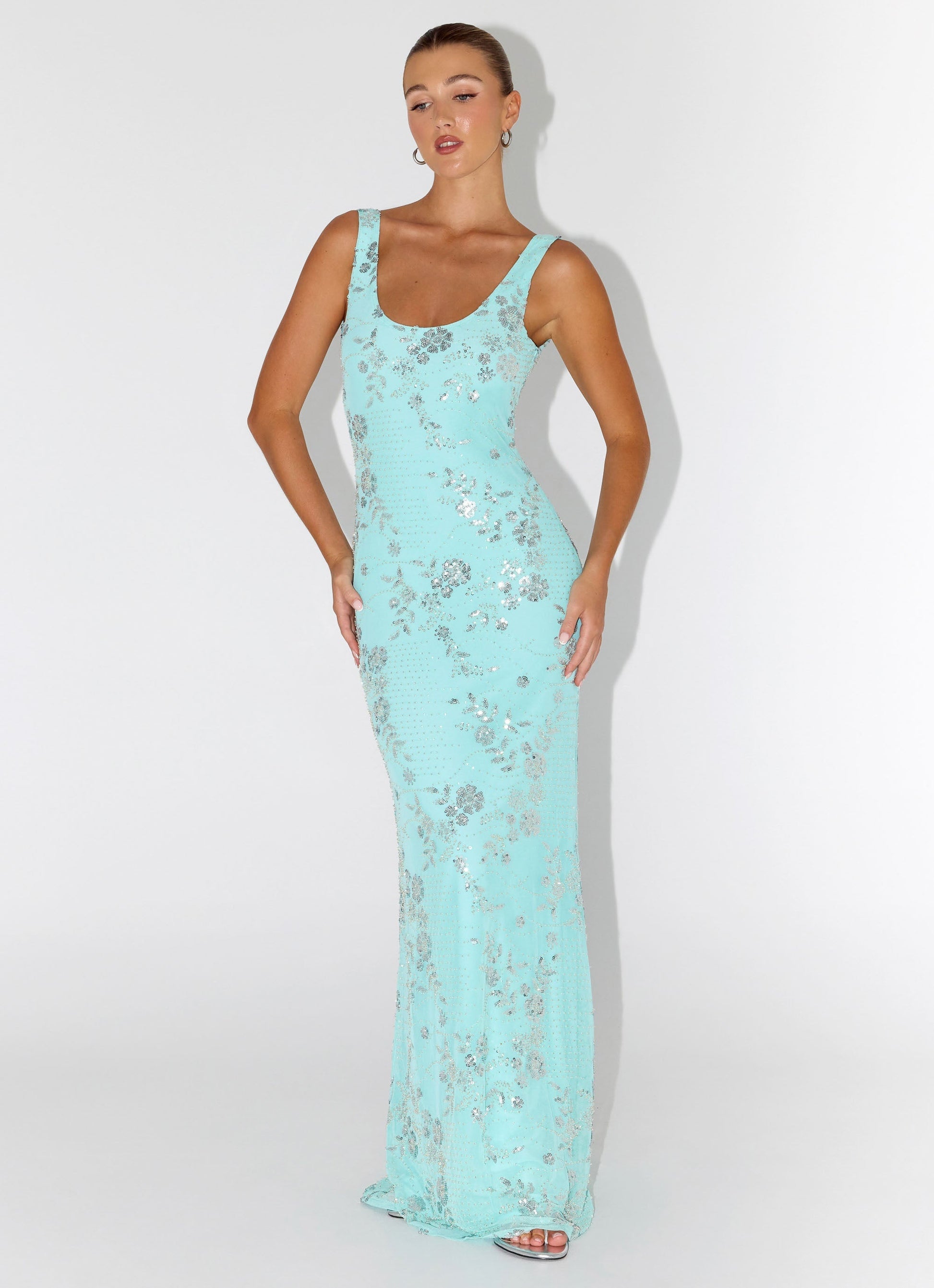 Silvana Maxi Dress - Aqua Peppermayo Exclusive