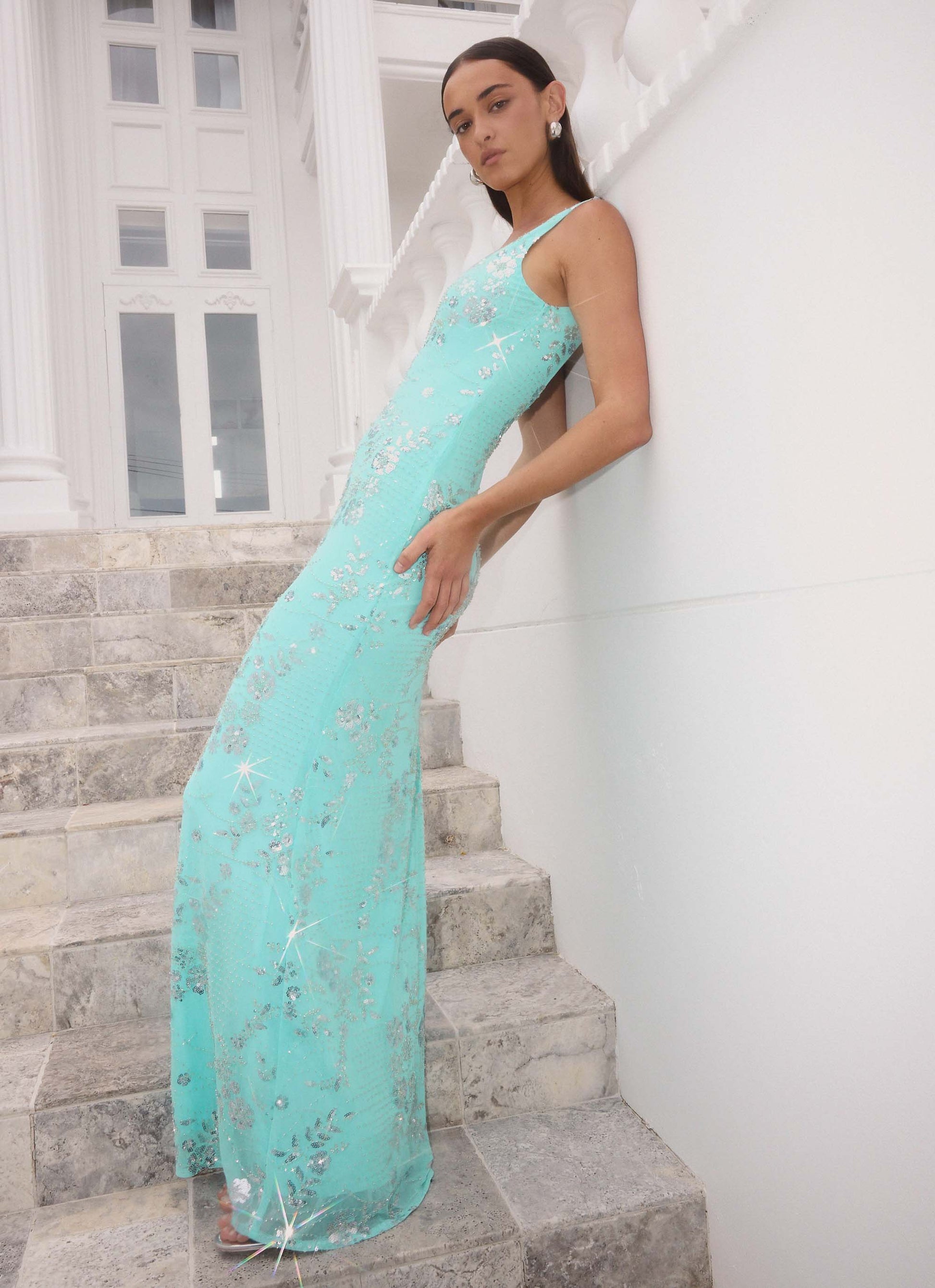 Silvana Maxi Dress - Aqua Peppermayo Exclusive