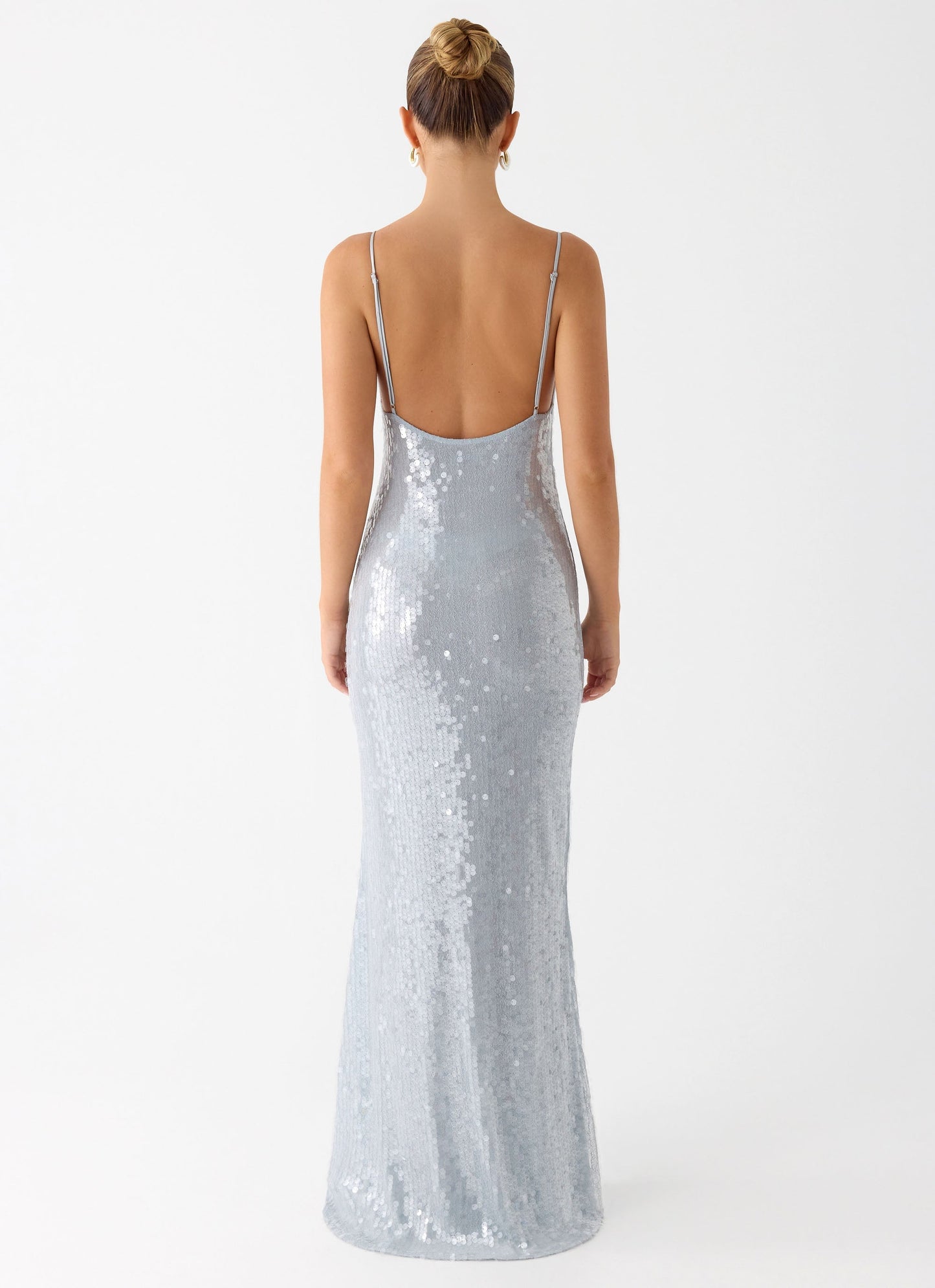 Solo Sequin Maxi Dress - Misty Blue Peppermayo Exclusive