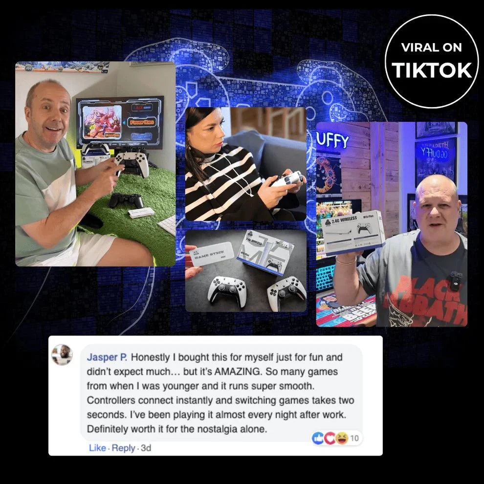 TechWave Retro Game Console TechWave