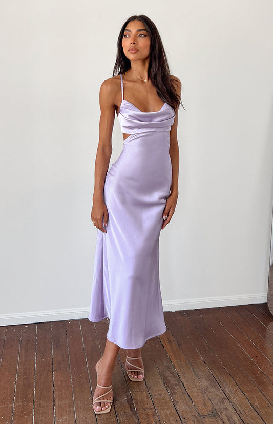 Taleah Lilac Cut Out Maxi Dress BB Exclusive