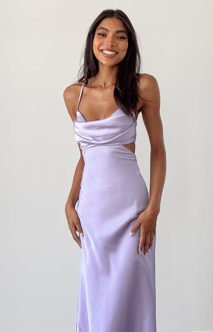 Taleah Lilac Cut Out Maxi Dress BB Exclusive