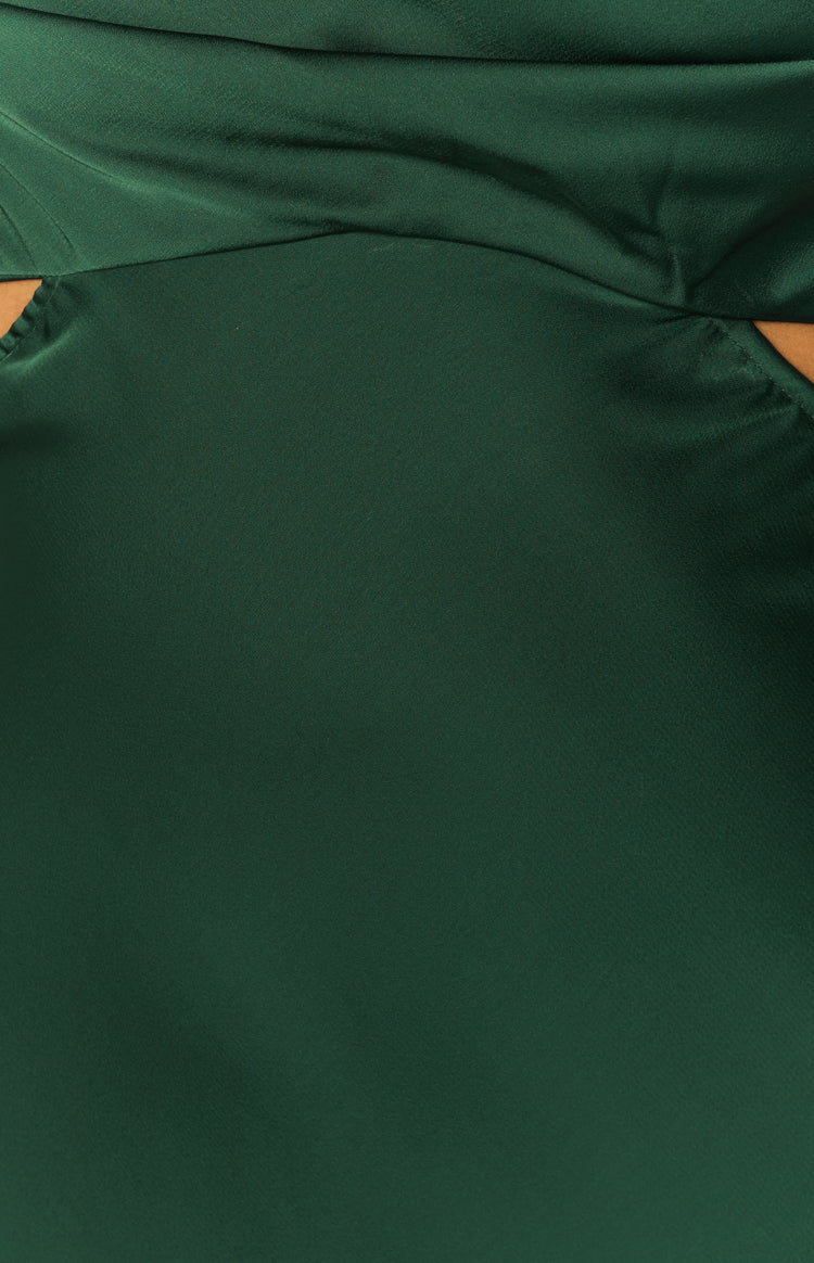 Taleah Cut Out Maxi Dress Green BB Exclusive