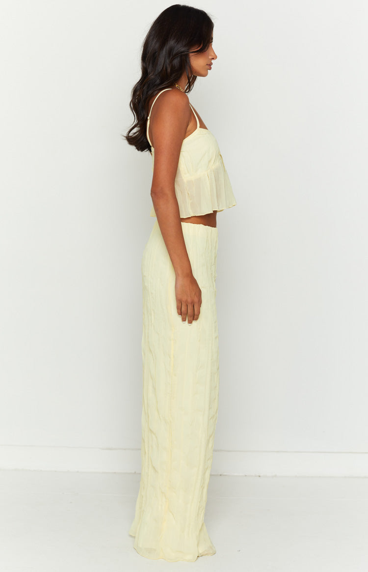 The Moment Yellow Maxi Skirt BB Exclusive