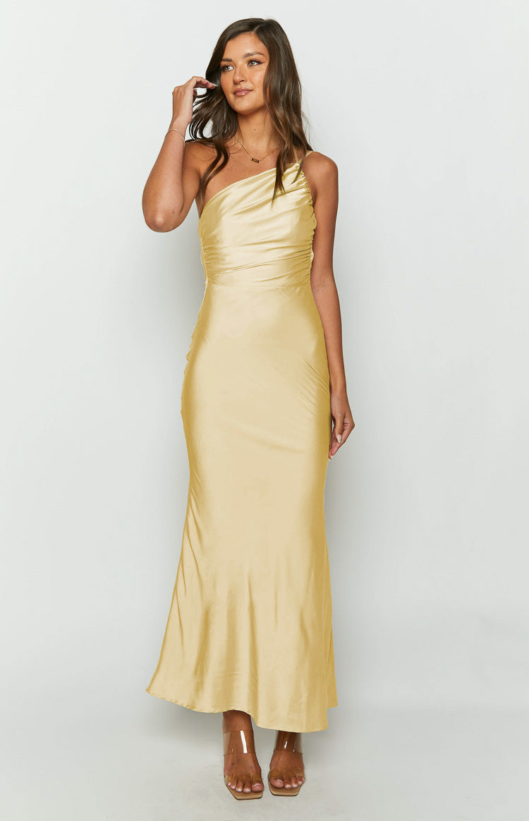Tina Yellow Formal Maxi Dress BB Exclusive