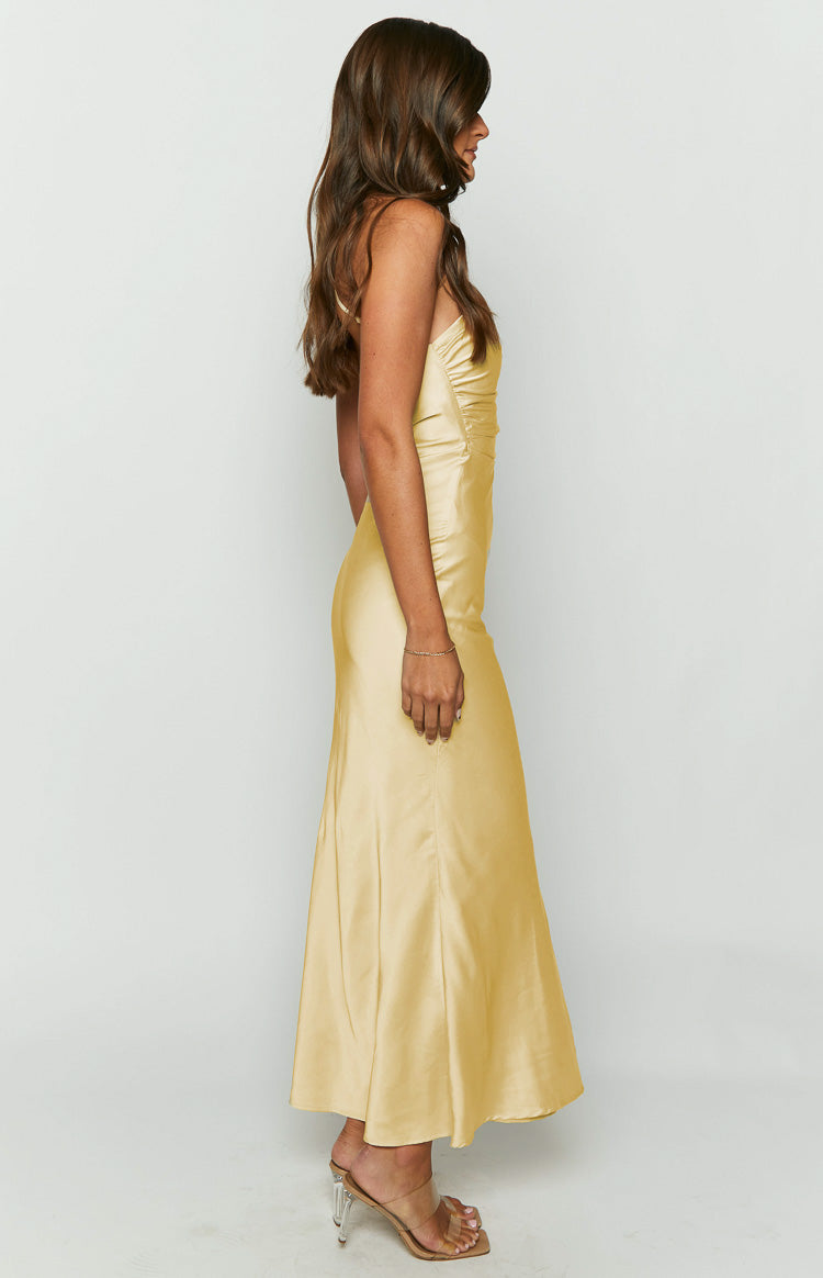 Tina Yellow Formal Maxi Dress BB Exclusive