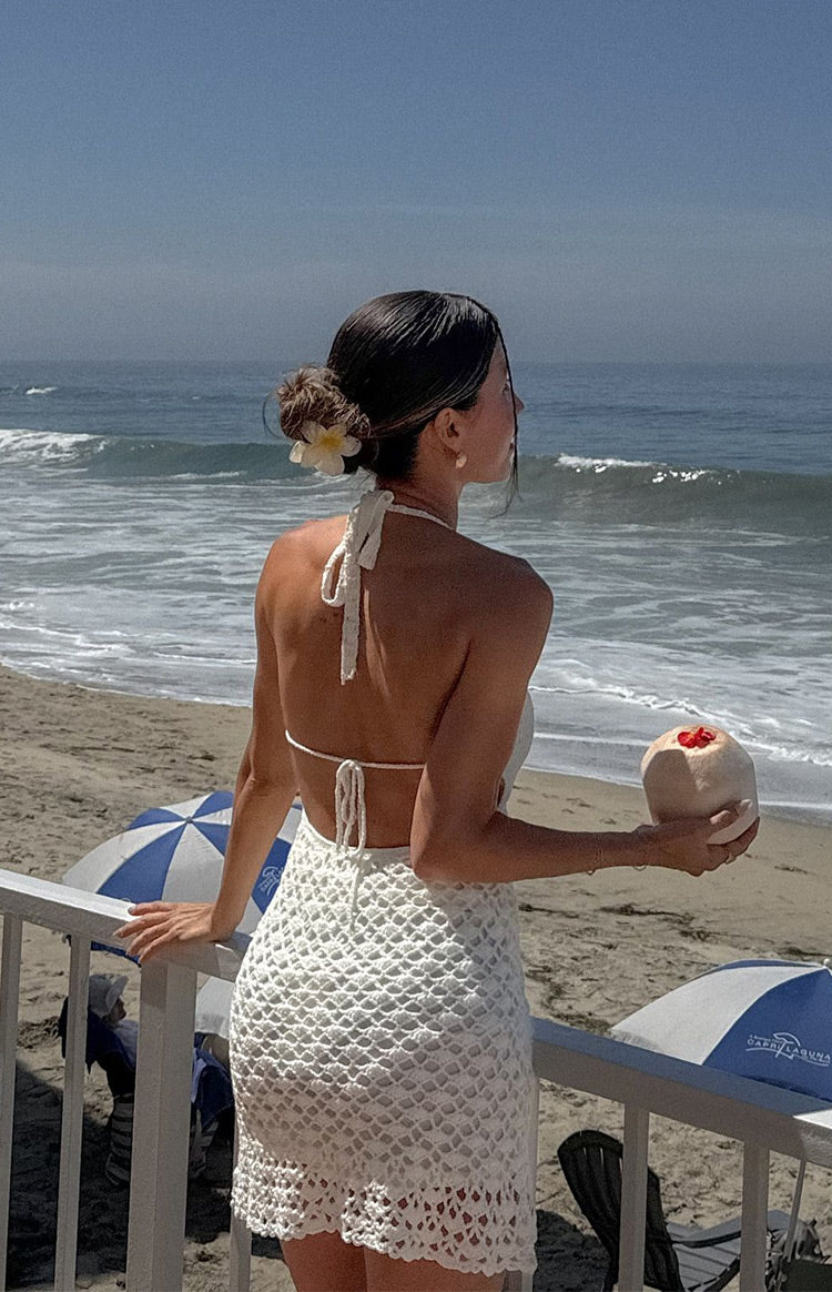 Tulip Cream Crochet Mini Dress BB Exclusive