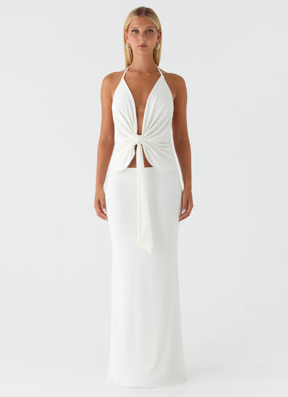 Undercover Maxi Dress - White Peppermayo Exclusive