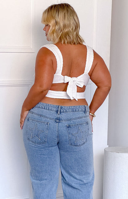 Vida White Bow Top BB Exclusive