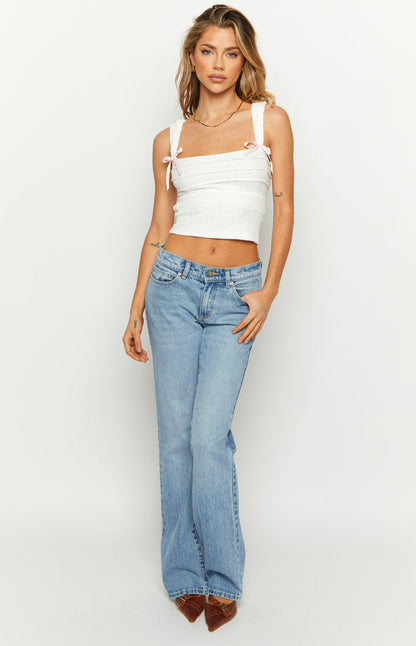 Vida White Bow Top BB Exclusive