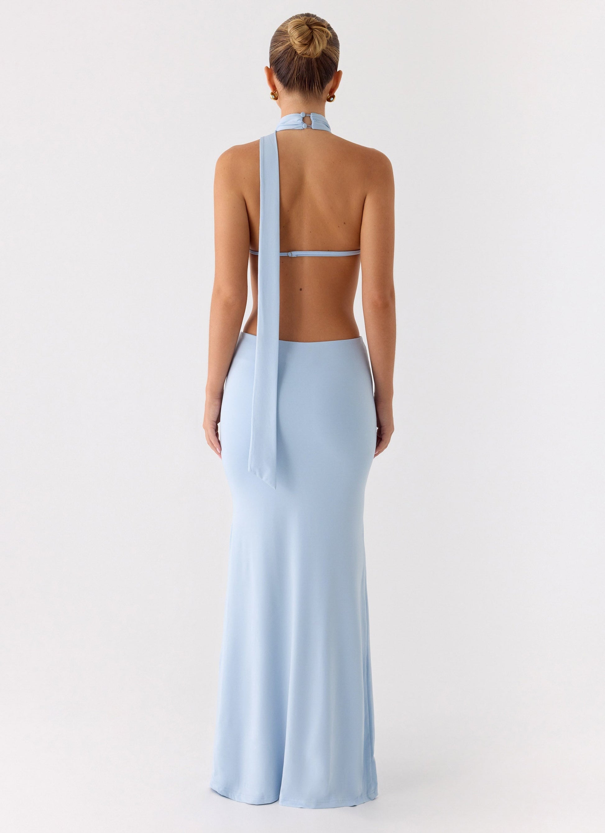 Warning Signs Maxi Dress - Blue Peppermayo Exclusive