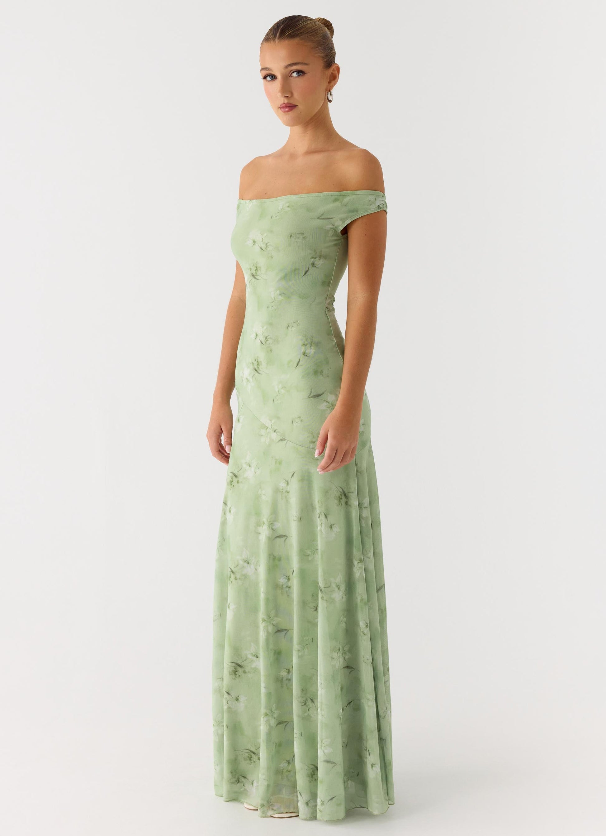 Wasting Time Maxi Dress - Blurred Lime Peppermayo Exclusive