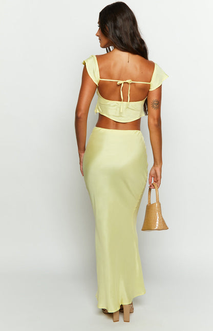 Anna Yellow Maxi Skirt BB Exclusive