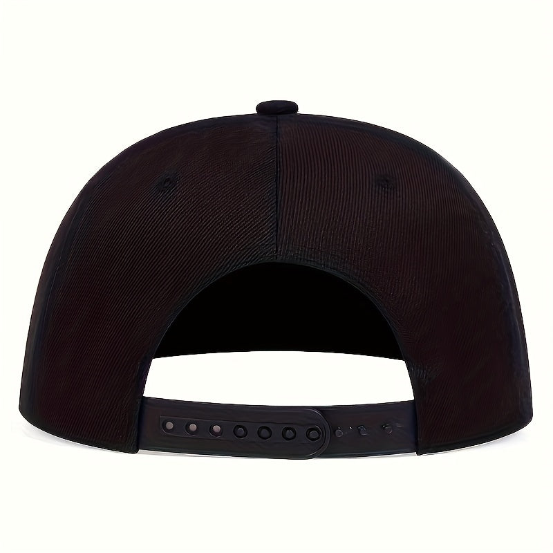 1pc Unisex Sunshade Breathable Adjustable Baseball Cap With Trendy Pattern For Outdoor Sport