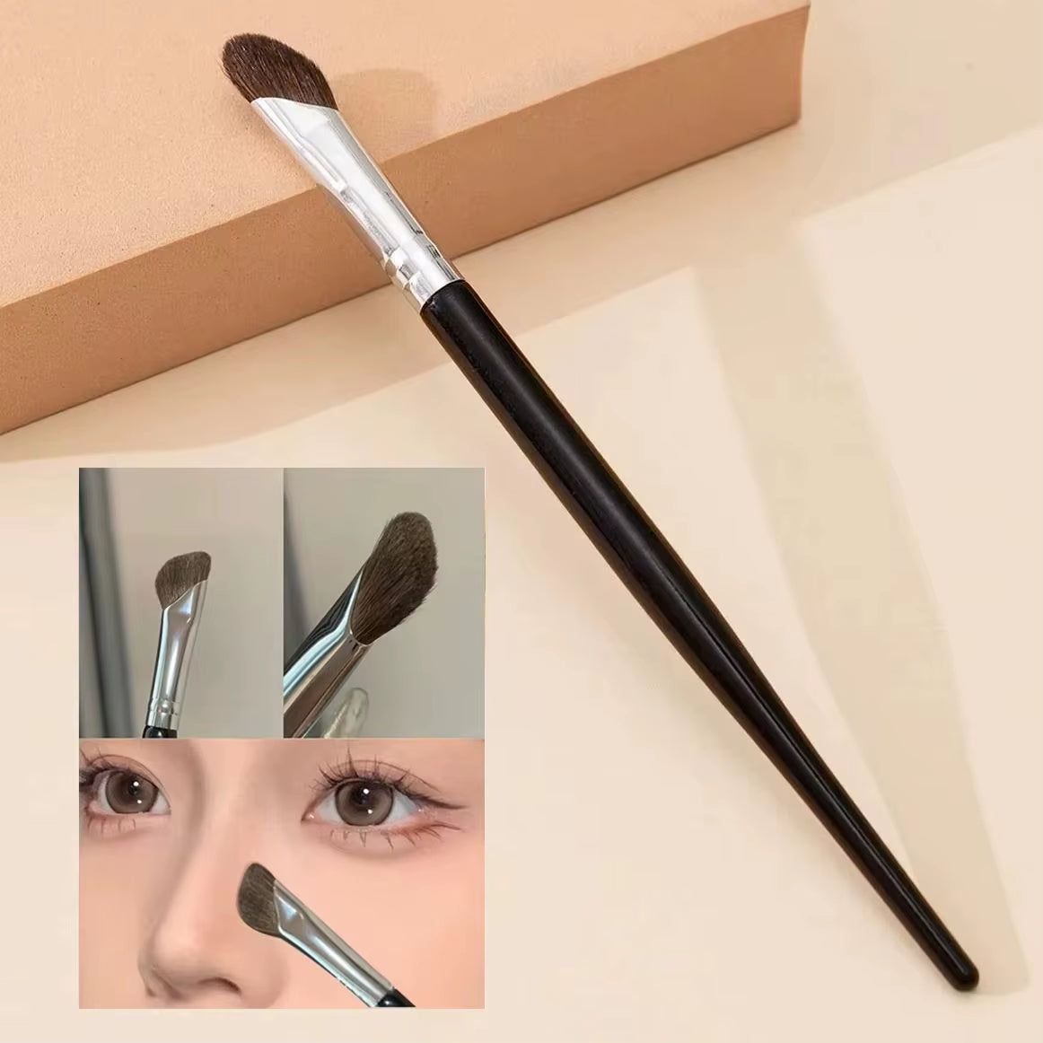3D Nose Shadow Brush Facial Contour Makeup Brush Soft Head Blush Highlight Korean Cosmetics Female Facial Beauty Tools