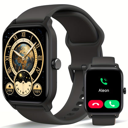 1pc FAWEIO 1.8 Inch Smart Watch for Women & Men with 100+ Sport Modes, Answer/Make Calls, Fitness Activity Tracker, Pedometer, for iPhone And Android, Perfect Gift for Family And Friends, Suitable for Christmas Gifts Beauty World Shop