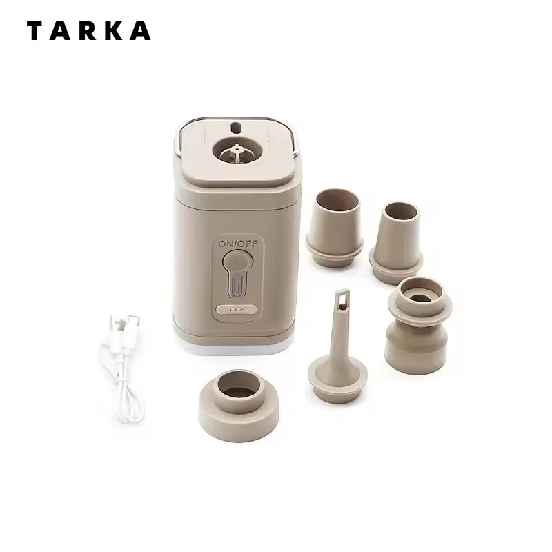 Camping Electric Air Pump Wireless Air Compressor Inflator Deflator Pumps Air Cushions Beds Boat Swimming Ring for Hiking