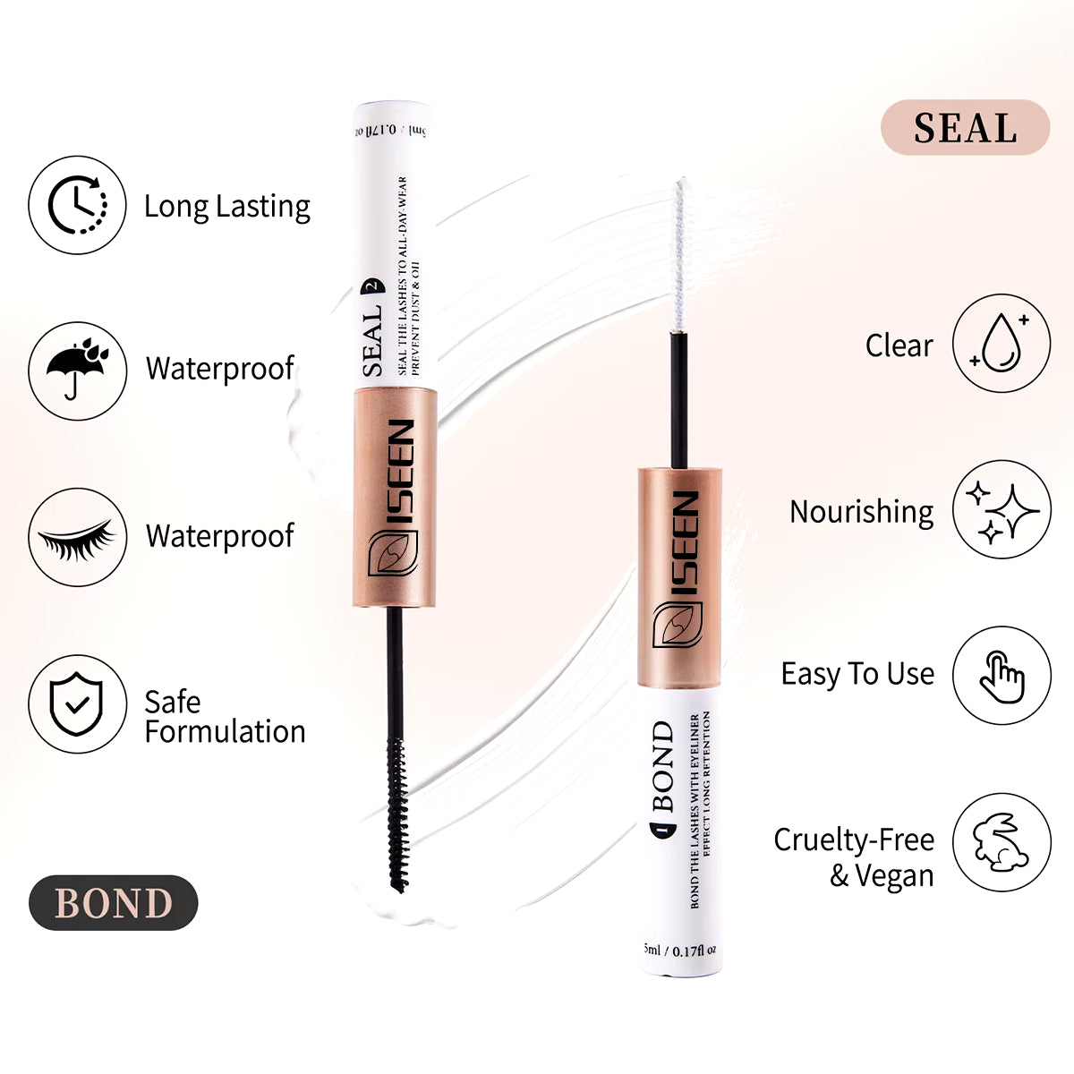 DIY Lash Extension Mix Styles Lash Clusters Individual Explosive Eyelashes with Bond&Seal Remover Tweezers Lash Brush