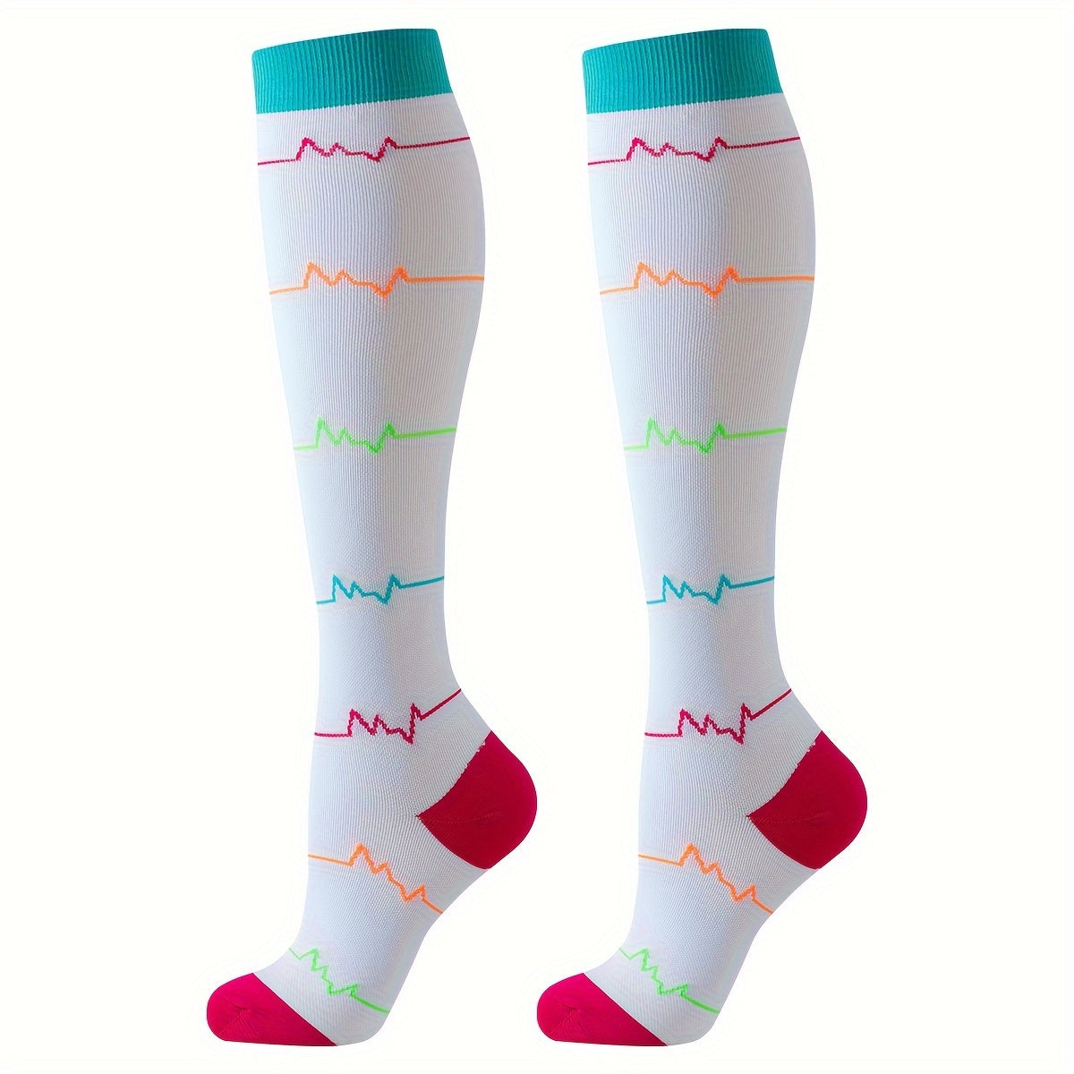 4 pairs sport compression socks