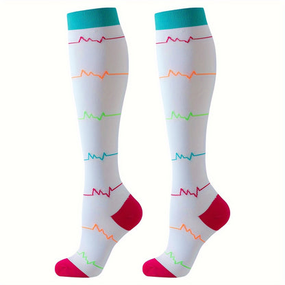 4 pairs sport compression socks