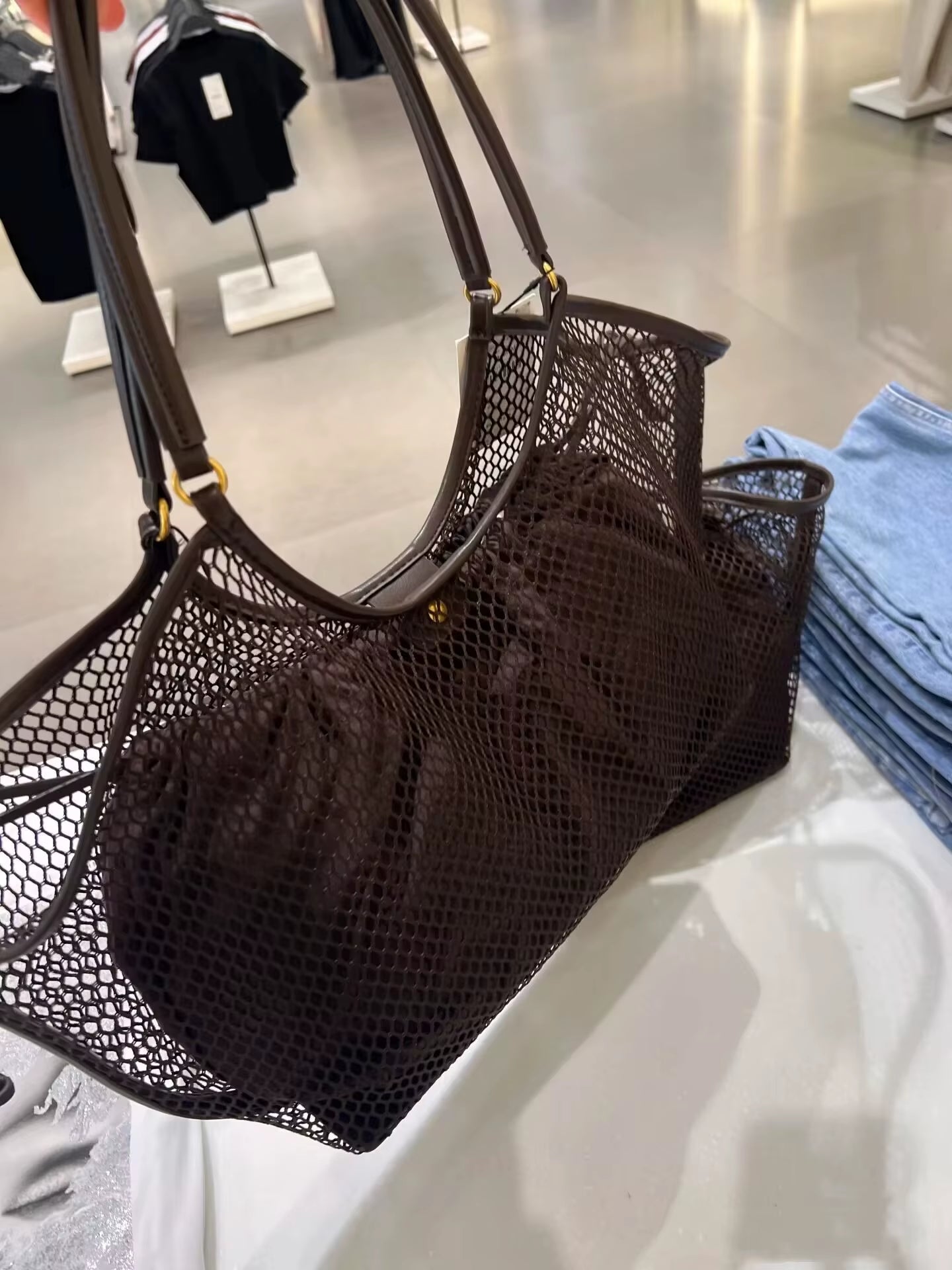 NEW PU Leather Wing Tote Bag Roomy Cluth Bag Large Capacity Buckle Woman Luxury Designer Travel Luggage Bag Shopper Handbag