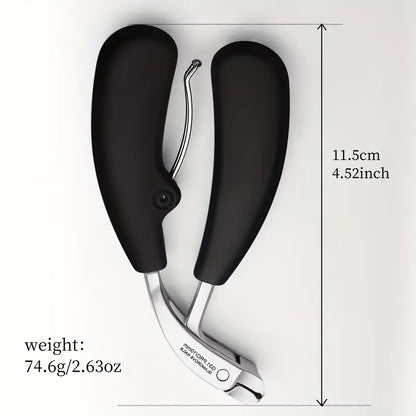 Heavy-Duty Nail Clippers Wide Jaw Opening Fingernail Clipper Thick Hard Toenail Cutter Inclined Arc Blade Manicure Scissor Tools