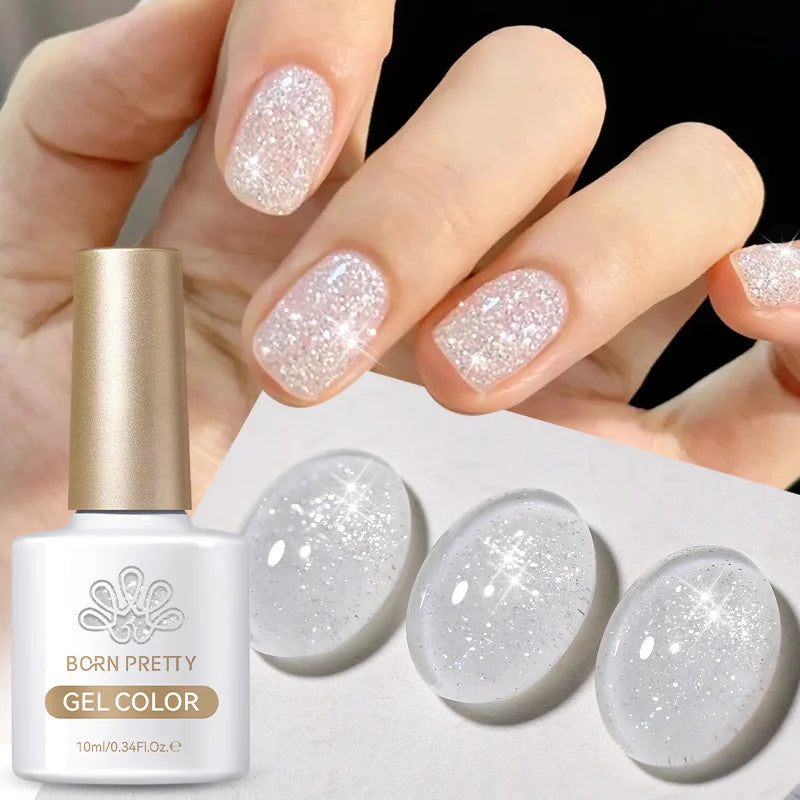 10Ml Nude Gold Glitter Cat Magnetic Gel Nail Polish Gold Blue Ultra Shine Soak off UV LED Varnish Nail Supplies