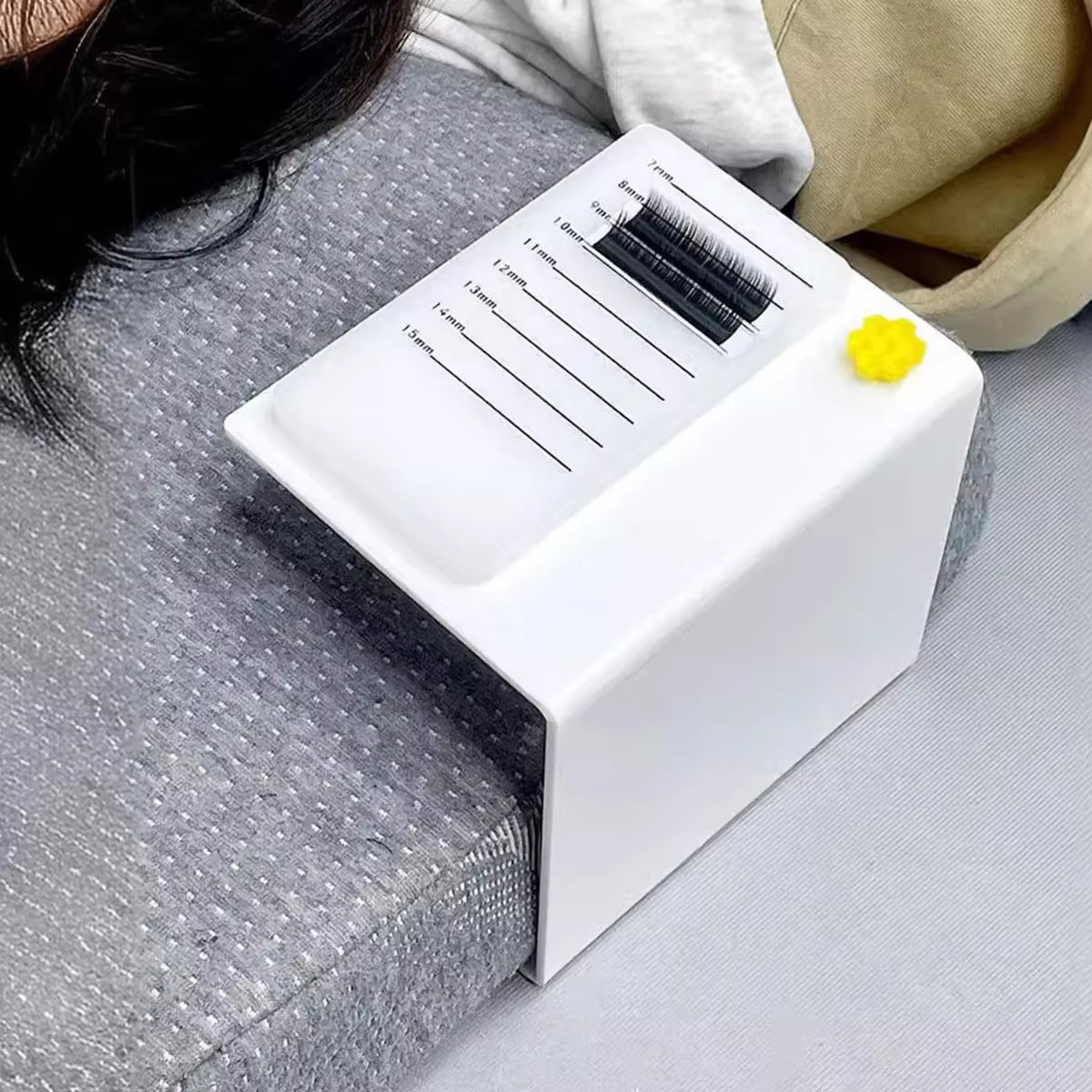 1Pc Eyelash Pillow Console Lashes Extension Stand Professional Reusable Convenient Eyelashes Pad Glue Holder Makeup Tool