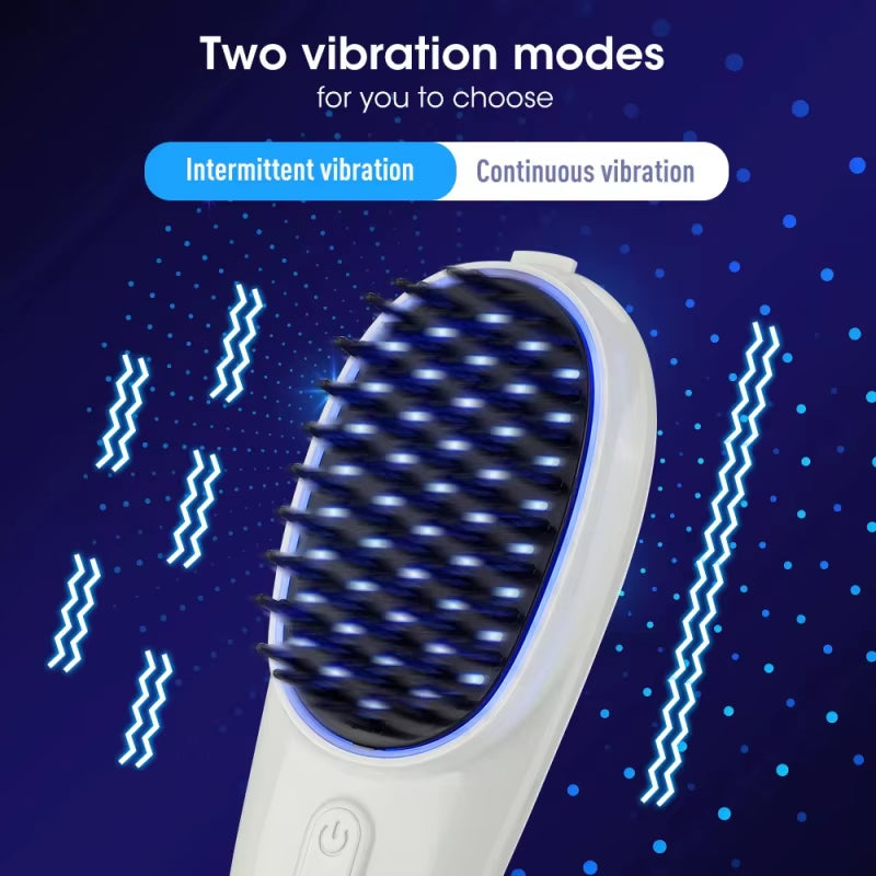 Electric Massage Comb for Hair Growth Red Light Comb Head Scalp Massager for anti Hair Loss Family Hair Care Practitioner