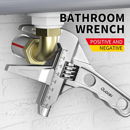 Multifunctional Wrench Manual Tool Bathroom Wrench Large Opening Adjustable Wrench Multifunctional Wrench Adjustable Wren