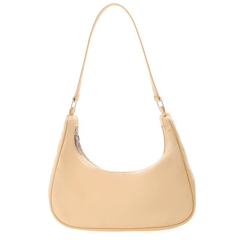 Fashionable Shoulder Underarm Bag Light Small Solid Color Satchel Stylish Women Tote Bag, Suitable for Daily Work Outdoor Party