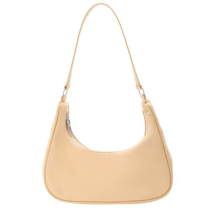 Fashionable Shoulder Underarm Bag Light Small Solid Color Satchel Stylish Women Tote Bag, Suitable for Daily Work Outdoor Party