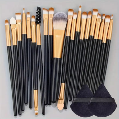 20Pcs Makeup Brush Set Eyeliner Brush Blending Brush Makeup Brushes for Cheeks Eye Cosmetic Foundation Brush Make up Brushes Set
