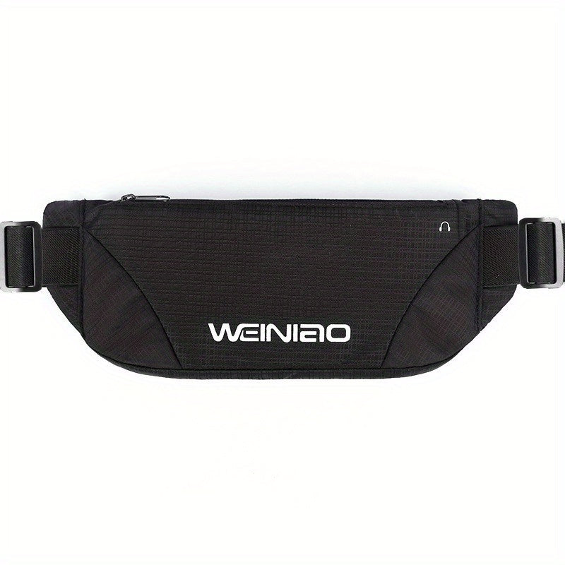 Adjustable Waist Pack with Zipper Closure - Heavy-Duty Outdoor Running, Hiking, Cycling Backpack - Extended Strap (25.59-55.12inch) - Large Capacity Belly Button Bag for Travel, Gym, Everyday Use - Multi-Color Options (Yellow