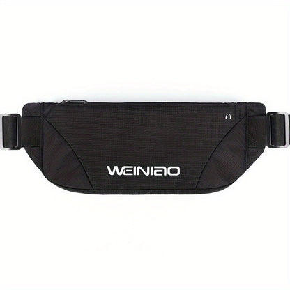Adjustable Waist Pack with Zipper Closure - Heavy-Duty Outdoor Running, Hiking, Cycling Backpack - Extended Strap (25.59-55.12inch) - Large Capacity Belly Button Bag for Travel, Gym, Everyday Use - Multi-Color Options (Yellow