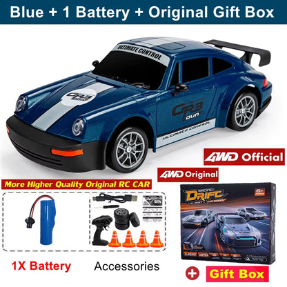New  Remote Control Drift Car Full Size 1:24 Mini Remote Control Racing Car Model 2.4G Radio High Speed RC Car Boy Toy Gift