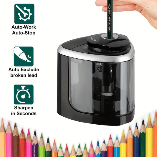 Electric Pencil Sharpener Desktop Automatic Office Stationery Beauty Fashion