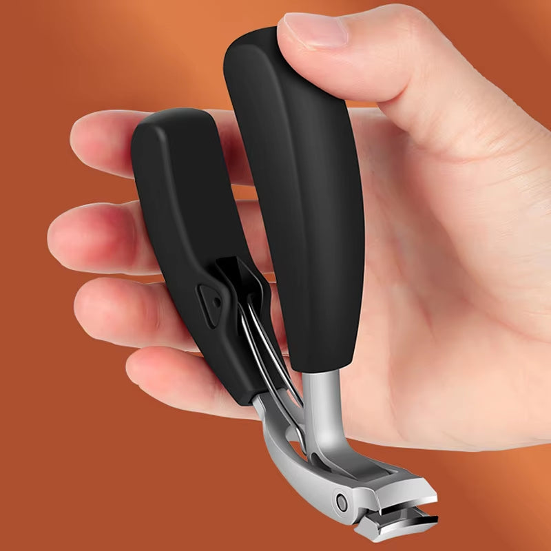 Heavy-Duty Nail Clippers Wide Jaw Opening Fingernail Clipper Thick Hard Toenail Cutter Inclined Arc Blade Manicure Scissor Tools
