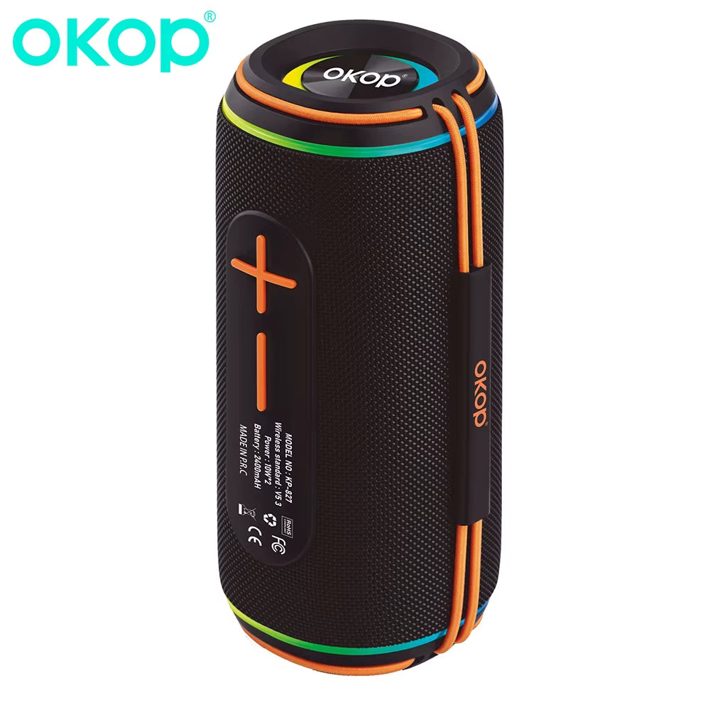 wireless Bluetoothspeaker Outdoor Portable Heavy Bass Stereo High-Power Dual Speaker Subwoofer Camping Party TF USB 블루투스 스피커