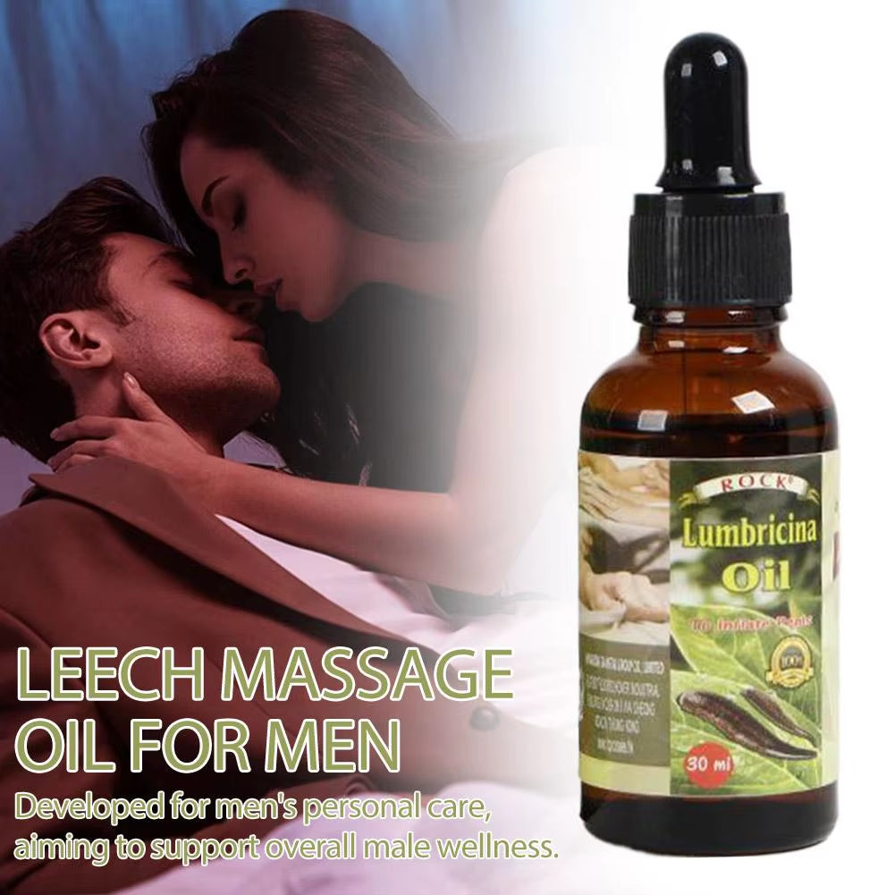 2025 New 30Ml Leech Oil Growth Man Massage Oil Growth Increase Products Men'S Enlarged Massage Essential Oil 30Ml Leech Oil Grow