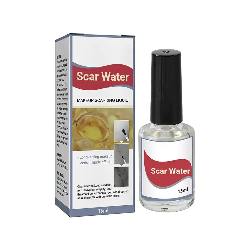For Costume Parties Makeup Kit Fake Wound Scar Fake Blood Paint Cosmetics Halloween Liquid Realistic Effect Scary Water