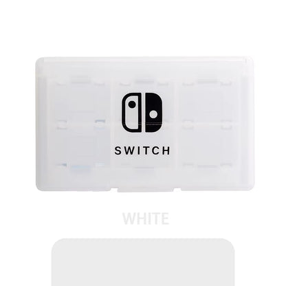 With Logo 24 in 1 Game Card Hard Case for Nintendo Switch Oled Portable Storage Box Ns Lite Protective Cover Travel Accessories