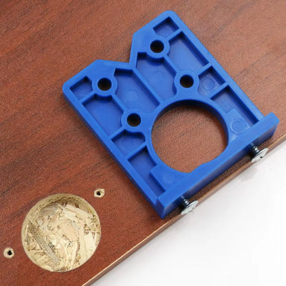 35Mm Concealed Hinge Boring Jig Wood Furniture Door Cabinets Hinge Installation Tool Hinge Hole Drilling Guide for Carpentry ABS