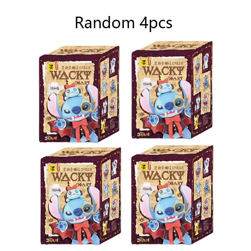 Stitch Blind Box Weird Diary V2 Series Blind Box Doll Holiday Gifts Cartoon Creative High Quality Figurine Christmas Gift
