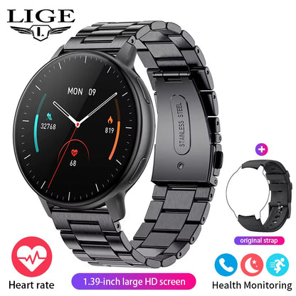 2025 Smart Watch Women Bluetooth Call Custom Dials Watches Blood Oxygen Monitor Sport Men Smartwatch Ladies for Android IOS
